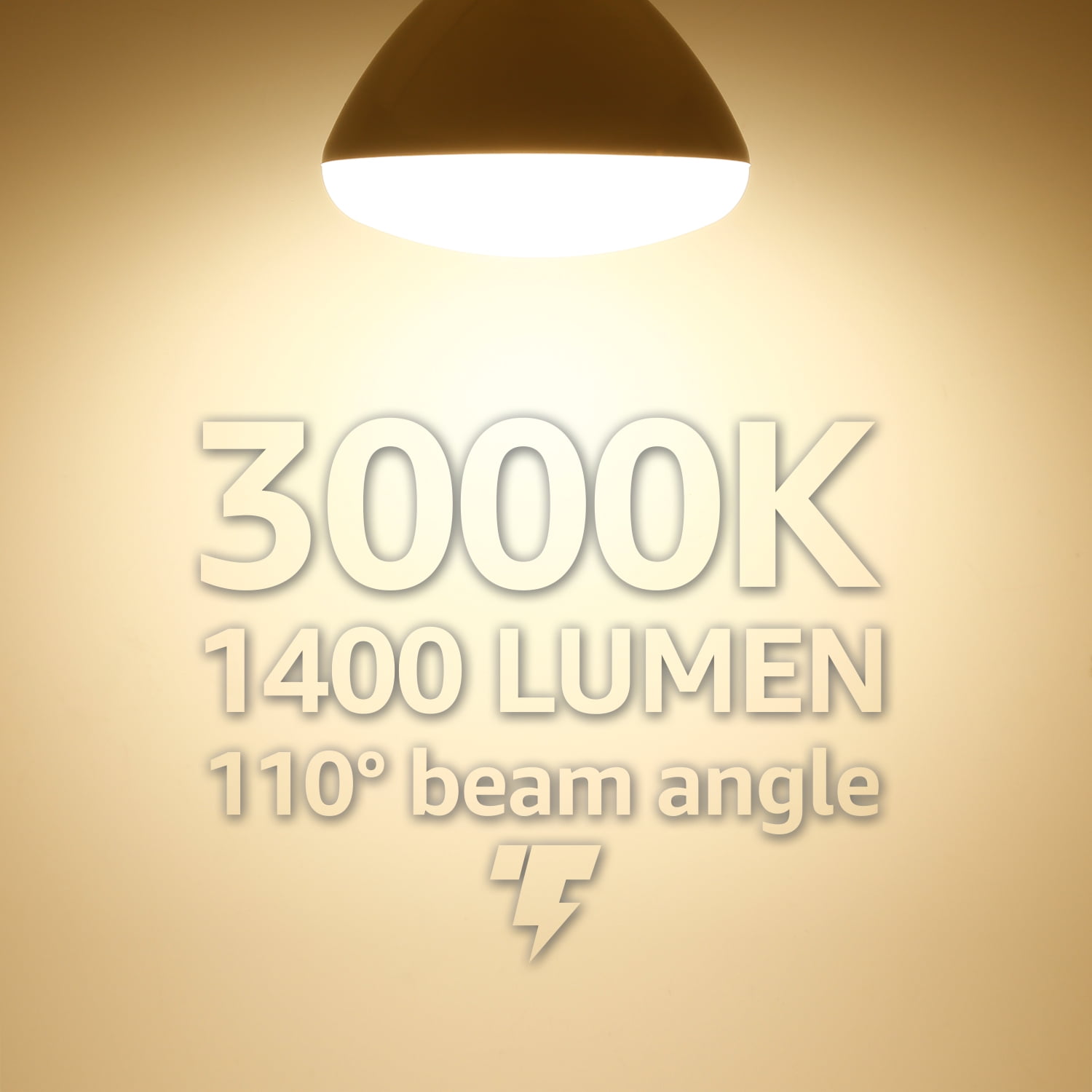 12 Pack BR40 LED Light Bulbs, 17W=100W, 1400lm, Dimmable, E26 Base, Indoor Flood Light for Cans, Recessed Kit, 3000K Warm White