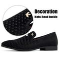 thumbnail image 2 of Mens Loafers Shoes Casual Dress Loafer Slip On Driving Shoes, Black/14, 11 US, 2 of 5
