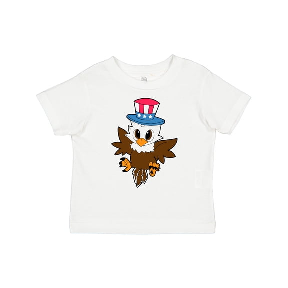 Inktastic Memorial Day Baby Eagle with Patriotic Hat Boys or Girls Toddler T-Shirt