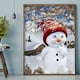 thumbnail image 2 of Cuadros Decorativos 5D diamante pintura DIY muñeco de nieve completo redondo taladro Rhinestone Kit DQrwqpou Nuevos Originales, 2 of 8
