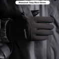 thumbnail image 3 of Winter Outdoor Sports Ski Gloves Windproof Waterproof Fleece Cold-Proof CyclingFinger Touchscreen Non-Slip Motorcycle Gloves, 3 of 5