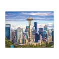 thumbnail image 2 of Seattle Daytime Skyline Canvas Artwork Breathtaking Stunning Cityscape for Home Decor Ready to Hang, 2 of 18