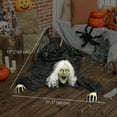 thumbnail image 3 of Outsunny 72" Halloween Animated Crawling Zombie, Indoor Outdoor Party Props, 3 of 10