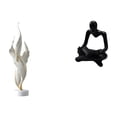 thumbnail image 1 of Escultura Abstracta Moderna De Pensador De Plumas, Colección De Resina, Artesanías Artísticas, Adorno De Escritorio, Figura Decorativa Para Chimenea, Gabinete De Oficina, Sala De Estar, 1 of 8