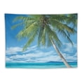 thumbnail image 5 of Shiartex  Palm Tree Tapestry for Bedroom Ocean Beach Tapestry Wall Hanging Boho Tapestry Aesthetic Blue Nature Landscape Tropical Decor for Dorm Living Room Bohemian Wall Art 50x40inch, 5 of 6