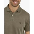 thumbnail image 2 of Chaps Men's & Big Men's Rockland Textured Short Sleeve Polo, Sizes S-3XL, 2 of 6