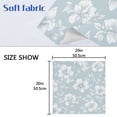 thumbnail image 5 of Napkin Satin Napkin 20*20Inchx1 Kitchen Towel Dinner Plate Towel Decorative Towel Napkin Tea Towel Suitable For Kitchen Table Blue White Flower, 5 of 8