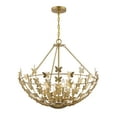 thumbnail image 5 of Burnished Brass Six Light Pendant from the Birch Collection, 5 of 6