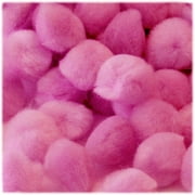 Pom Poms, solid Color, 2-inch (51-mm), 1000-pc, Hot Pink