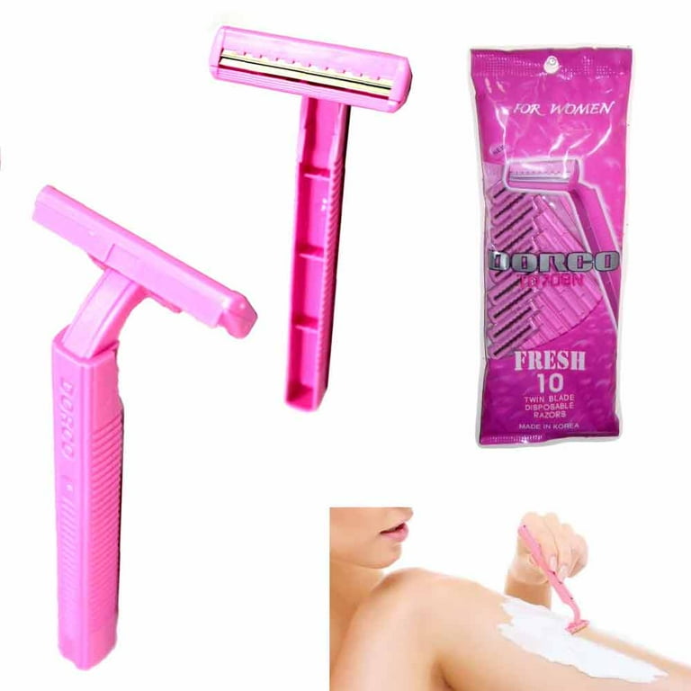 Shaving with disposable razor deals