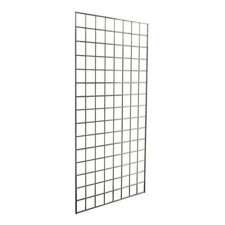 2 x 5 ft. Gridwall Panels, Chrome