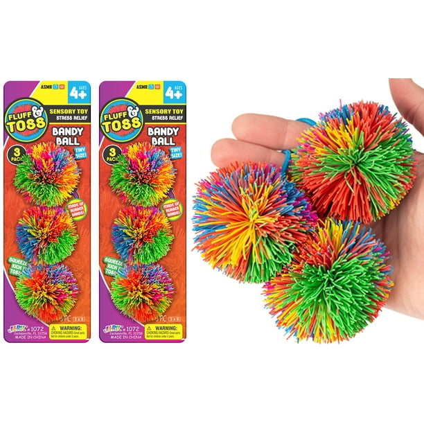 Minibolas de hilo JA-RU de Stress Relief Toy para niños, paquete de 2