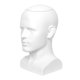 thumbnail image 1 of Cabeza de maniquí masculino, modelo de exhibición de pelucas, soporte de exhibición de pelucas, cabeza de maniquí para gafas Blanco, 1 of 8