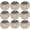 God has you in his hands---, variant on MATROOY Sales 50pcs Antiqued Silver Metal Round Word Charms Pendant For jerwelry Making-MAD AS A HATTER