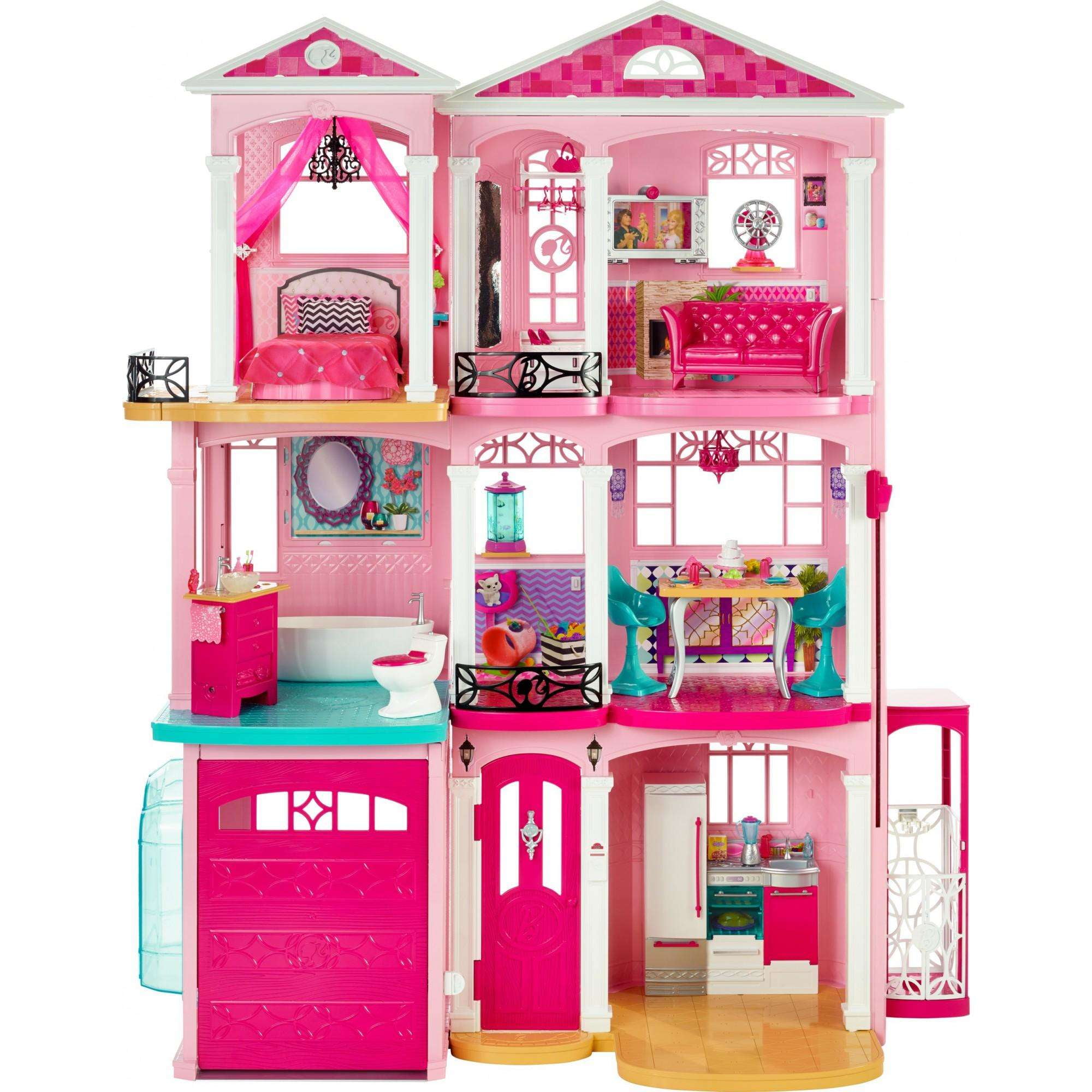 2018 Barbie Dream House with slide and garage!