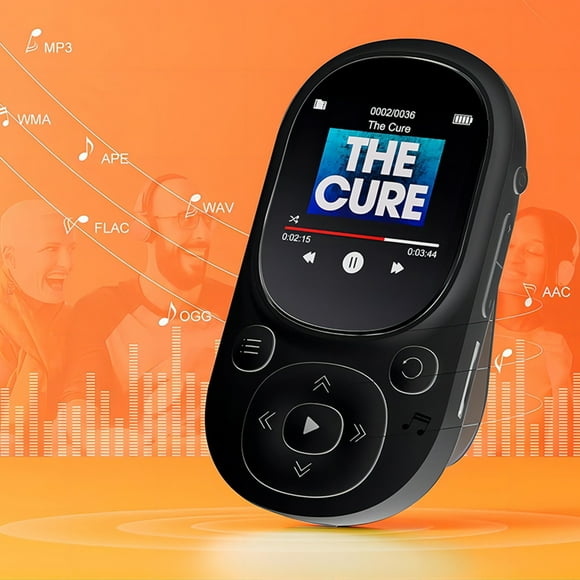 Peggybuy Bluetooth-Compatible 5.0 Sport Clip Walkman Pedometer Portable HiFi Music Player