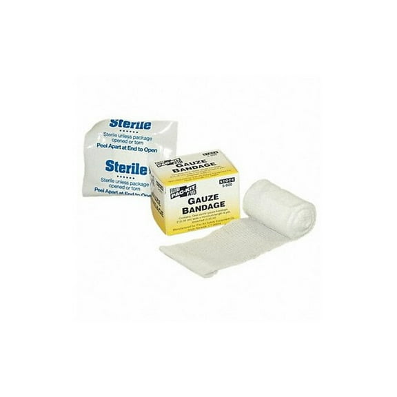 First Aid Only Stretch Gauze, Sterile, White, No, Gauze 5-600