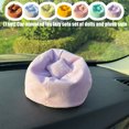 thumbnail image 4 of Tiny Bean Bag Sofa With Cushioned Seat Decorative Tiny Furniture For 15-17cm Action Figures Collectible Display Piece, 4 of 8
