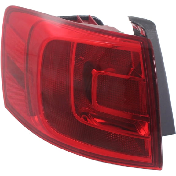 Tail Light Compatible With 2011-2018 Volkswagen Jetta Left Driver Side, Outer With bulb(s)
