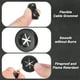 thumbnail image 2 of Uxcell 10-Pack Grommets de Goma para Cableado Grommet de Agujero de Escritorio en Forma de Pétalo de 16 mm, 2 of 7