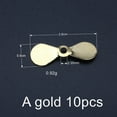 thumbnail image 1 of 10 Pcs Prop Blades Propeller Style Spinner Blades DIY Topwater Lures Spin Blades, 1 of 9