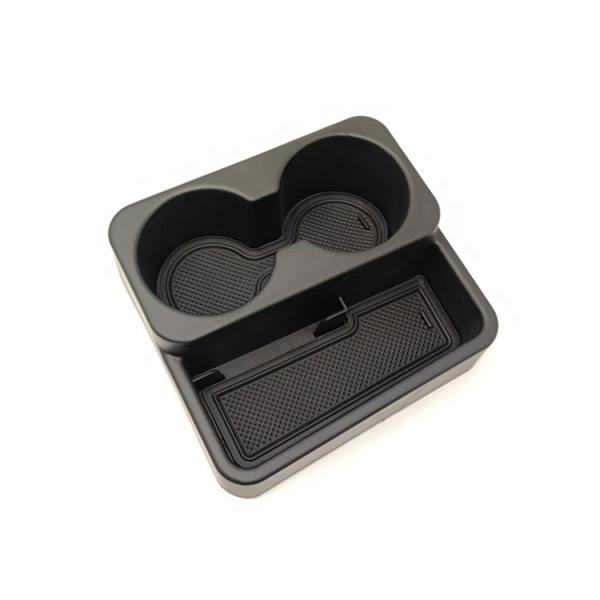 Caja almacenamiento para consola central del automóvil, portavasos, práctico y conveniente, organizador automóvil profesional, portavasos para