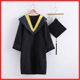 thumbnail image 3 of Ropa de licenciatura Vestido de graduación Estilo universitario Ropa de maestría Estudiantes universitarios adultos Vestido de graduación de ciencias y artes liberales femeninas, 3 of 5