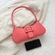 thumbnail image 3 of Bolsos De Hombro Para Mujer Y2K Bolso de hombro para mujer PU Cremallera Color sólido Bolso para axilas Bolsos (Rojo rojo) Tmvgtek Para Estrenar, 3 of 9