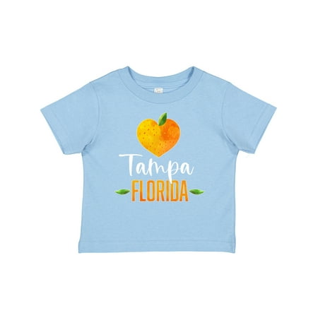 

Inktastic Tampa Florida Orange in Heart Gift Baby Boy or Baby Girl T-Shirt