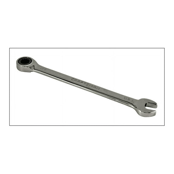 CRAFTSMAN Ratcheting Wrench, SAE, 3/8-Inch, 72-Tooth, 12-Point (CMMT42561)