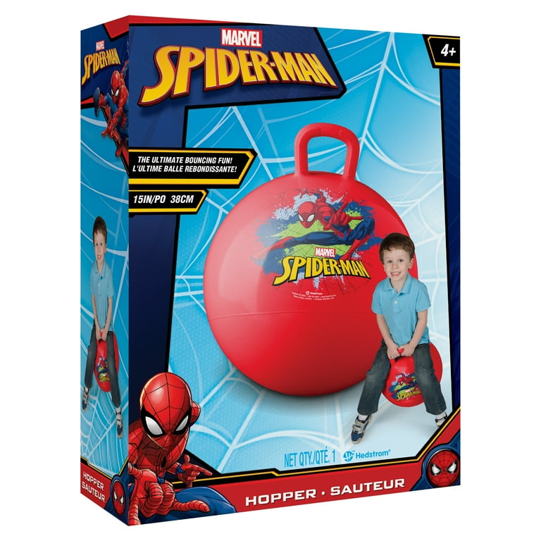 Hedstrom Spiderman 15” Hopper, Durable Inflatable Bounce Toy for - Main Image