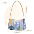 thumbnail image 3 of FORMRS Womens Shoulder Bag with Chain Strap Clutch Purse Cute Tote Handbag, Seaside Boat, 3 of 7