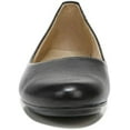 thumbnail image 3 of Naturalizer Women's Maxwell Round Toe Slip-On Ballet Flats Black Leather 8WW, 3 of 5