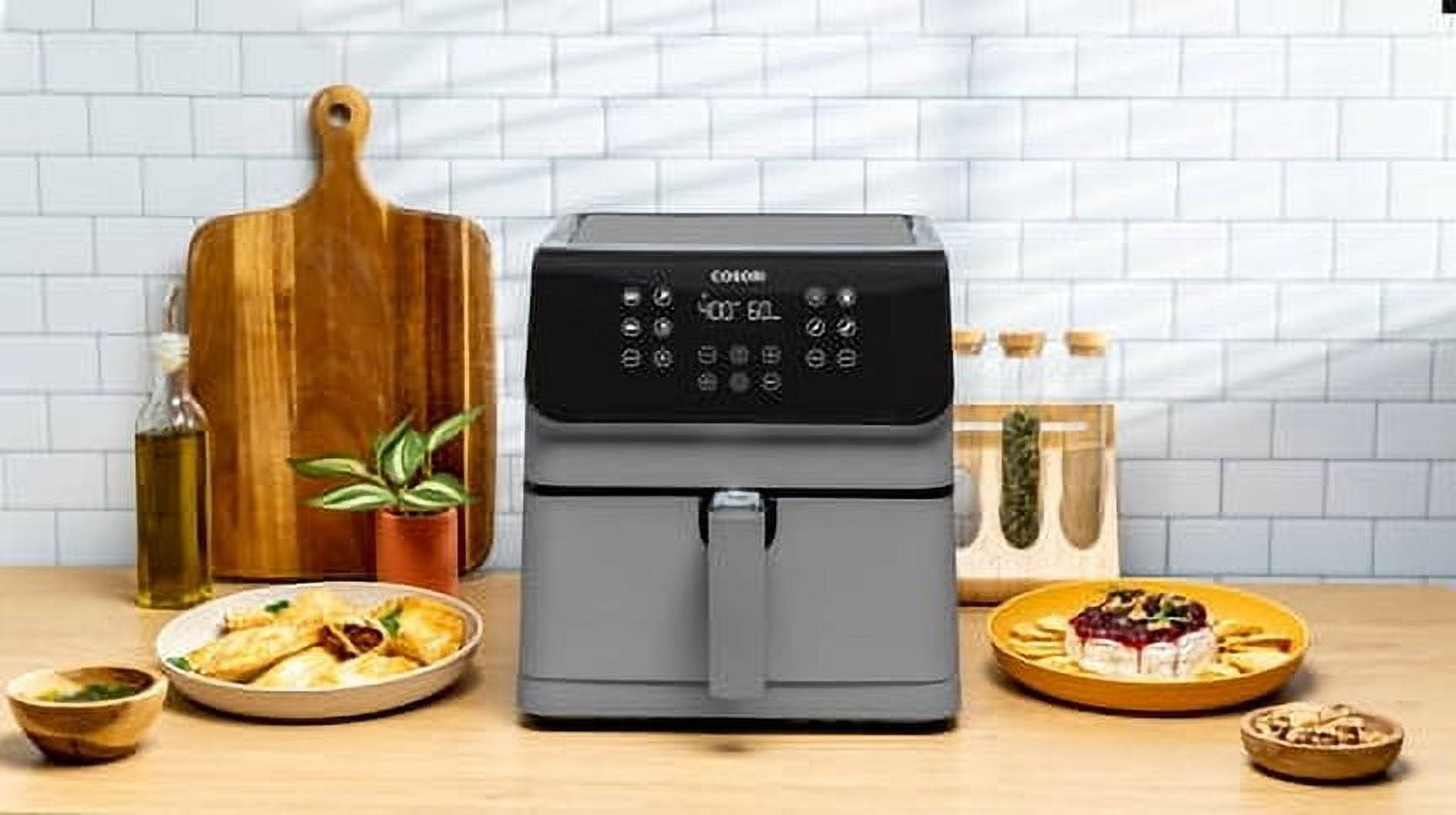 COSORI Pro II 5.8-Quart Smart Air Fryer, 12-in-1, Walmart Exclusive, Voice Control, Light Gray