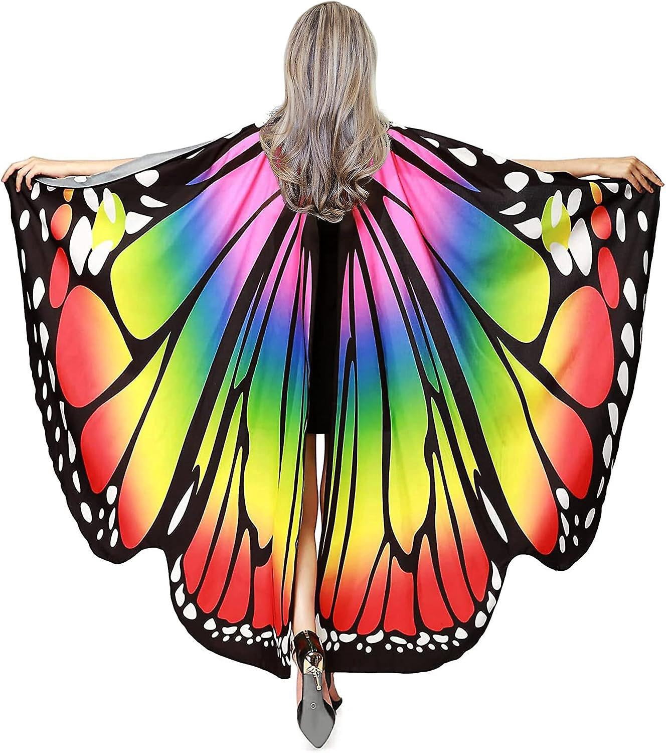 Alas Mariposa Disfraz Disfraz De Hada Completo: Alas Con Guirnalda De Flores, Varita Mágica Y Orejas De Elfo Para Niñas Y Adultos Alas Mariposa Disfraz Disfraz De Hada Completo: Alas Con Guirnalda De Flores, Varita Mágica Y Orejas De Elfo Para Niñas Y Adultos