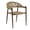 Walnut, variant on Furniture of America Clark Aluminum Patio Dining Chair in Dark Brown