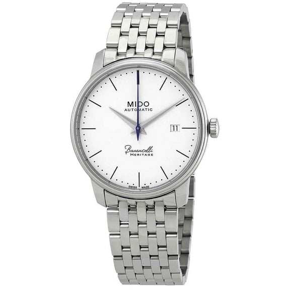 Mido Baroncelli III Automatic White Dial Mens Watch M0274071101000