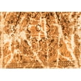 thumbnail image 1 of Ahgly Company Indoor Rectangle Abstract Orange Modern Area Rugs, 7' x 10', 1 of 4