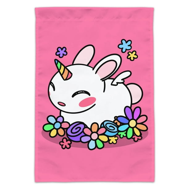 Download Graphics and More - Cute Unicorn Bunny Rabbit with Rainbow ...