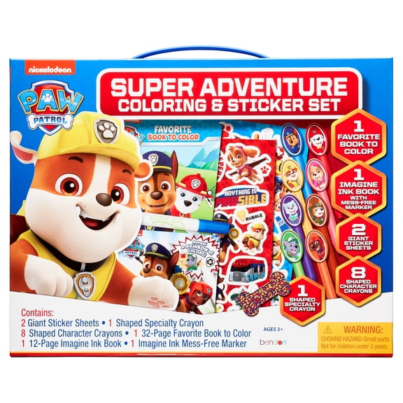 PAW Patrol Coloring and Activity Adventure Kit with an Imagine Ink Booklet, Unisex book for children