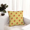 thumbnail image 6 of Yiaed Hand Drawn Strawberry Print Pillow Covers Super Soft Decorative Square Throw Pillow Covers Case Cushion Covers for Sofa Couch Bedroom Car Decor（No pillow core）-26"x26", 6 of 7