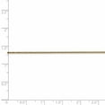 thumbnail image 4 of 14K Yellow Gold chain style Spiga (Wheat) Flat Back Diamond-cut 9 in 1 mm, 4 of 4