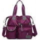 thumbnail image 3 of Bolso de mano de nailon para mujer, bolso de hombro con múltiples bolsillos, impermeable, bolso cruzado para pañales, 3 of 4