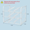thumbnail image 2 of fafa-Stackable Can Organizer for Pantry - 2 Pack 3 Tier Storage Rack Dispenser - Small Space Solution Holds 36 Cans for Kitchen, Cabinet - White, 2 of 4