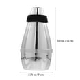 thumbnail image 2 of HEALEEP  Straight Practice Trumpet Mute Musical Instrument Affordable, 2 of 8