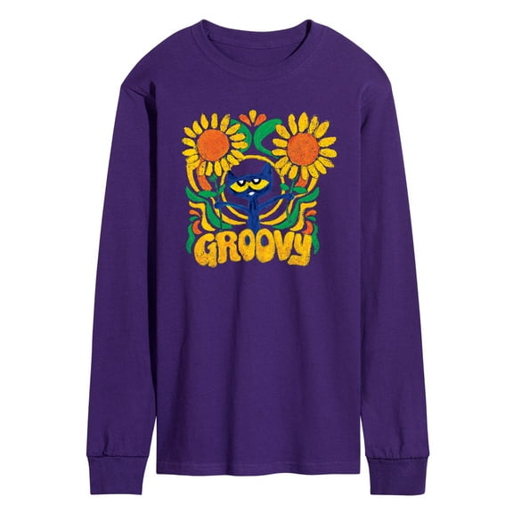 Pete The Cat - Groovy Frame - Men's Long Sleeve Graphic T-Shirt