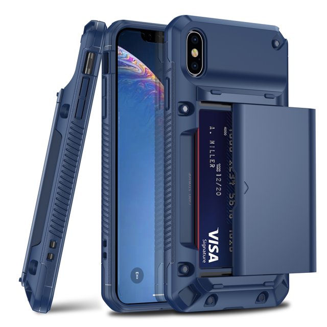 Feishell Case for iPhone XR Case Wallet Credit Card Holder ID Slot