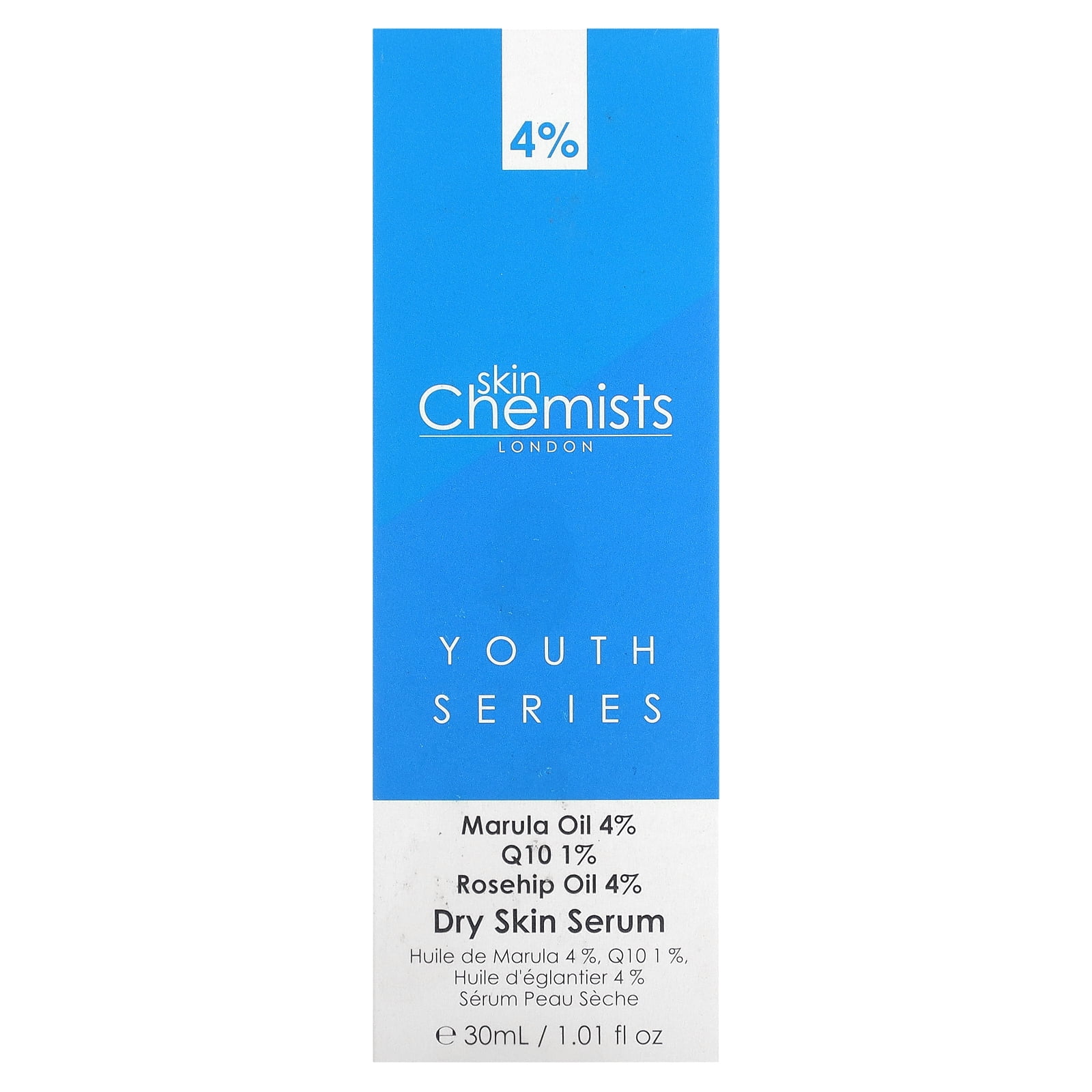 skinChemistsHydrating Serum for Dry Skin with Marula Oil, Q10 & Rose hip Oil – Nourishing & Rejuvanating Face Serum, 4.55 fl oz