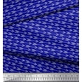 thumbnail image 2 of Soimoi Blue Cotton Jersey Fabric Geometric Arrow Tribal Print Fabric by the Yard 58 Inch Wide, 2 of 3