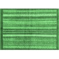 thumbnail image 1 of Ahgly Company Indoor Rectangle Abstract Emerald Green Modern Area Rugs, 7' x 10', 1 of 4